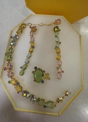 Набір прикрас swarovski