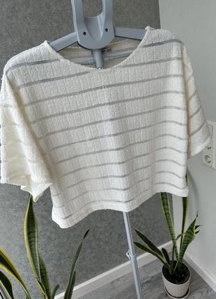 Кофта mango молочного кольору