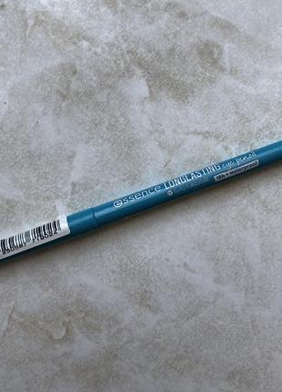 Essence long lasting eye pencil waterproof tu-tu-turquoise стійкий олівець кає для очей