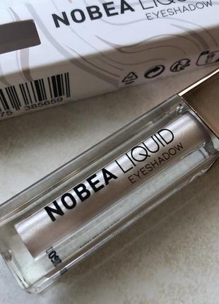 Nobea eyeshadow liquid moonstone рідкі тіні металік