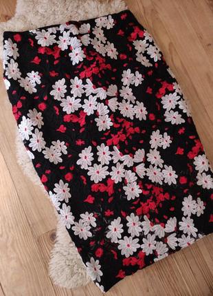 Юбка в цветы 6