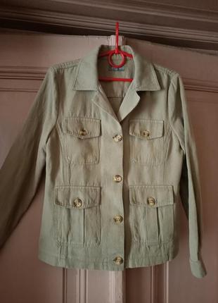 Котоновий піджак ,накладні кишені