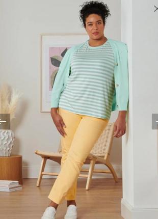 Хлопковый мятный кардиган woman essentials3 фото