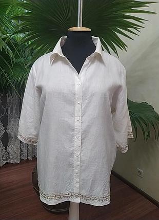 Літня блуза, легкий піджачок на літо, батал, розмір 60-66