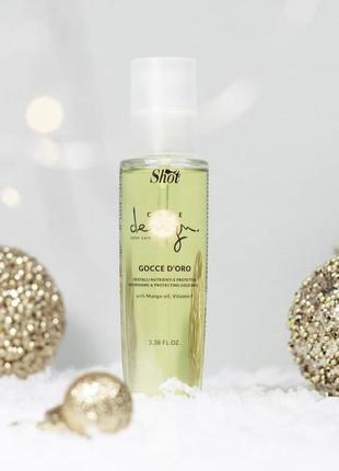 Золотые кристаллы для питания и защиты окрашенных волос shot care design color care nourishing &amp; protecting gold drops