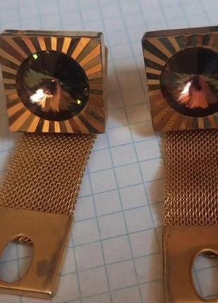 Запонки ссср позолочені tk419