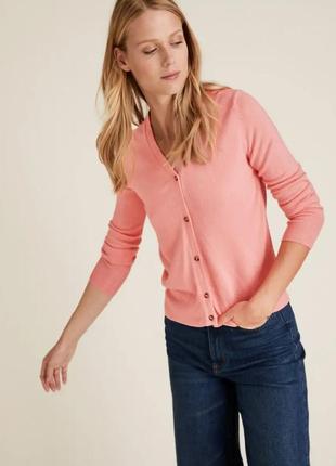 Полушерстяной кардиган marks & spencer