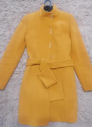 Пальто с поясом 2
