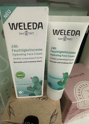 Weleda prickly pear увлажняющий крем для нормальной и сухой кожи
