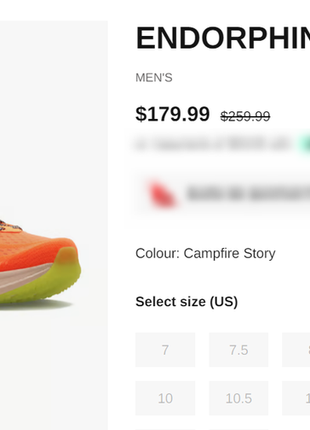 Кроссовки saucony endorphin speed 22 фото