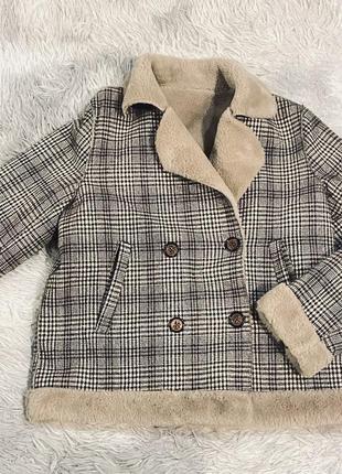 Пальто куртка кожушок дубленка