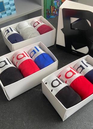 Мужской набор трусов ck boxer silver.