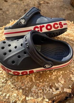 Детские кроксы сабо на мальчиков crocs bayaband kids navy детские кроксы сабо crocs bayaband kids navy