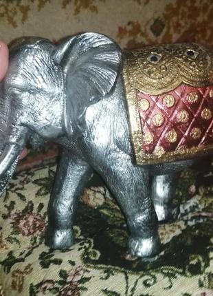 Уценка! большая статуетка индийский слон