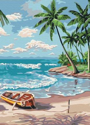 Картина за номерами узбережжя океану bs267
