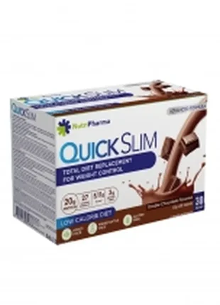 Коктейль quick slim "подвійний шоколад", 30 саше по 23 г