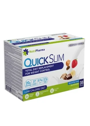 Коктейль quick slim "мікс смаків", 30 саше по 23 г
