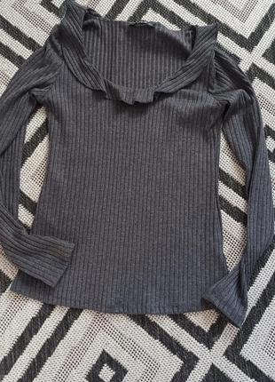 Кофточка shein в рубчик  рр s + гольфик в подарунок