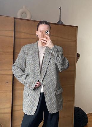 Пиджак в клетку hugo boss