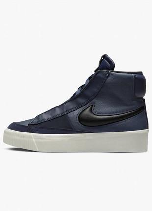 Женские кроссовки nike blazer mid victory blue