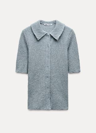 Текстуроване поло zara