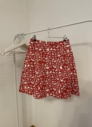 Спідниця у квітковий принт