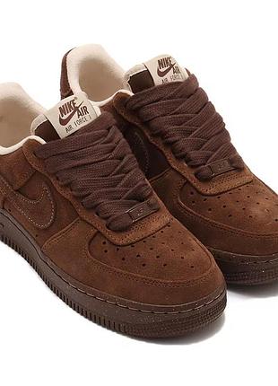 Кроссовки nike air force 1 07 shoes brown
