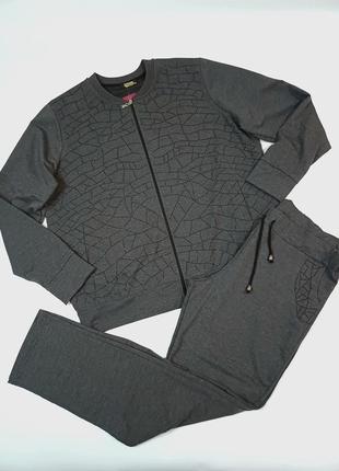 ‼️розпродаж‼️трикотажний костюм зі стразами, жіночий, туреччина, 56,58р