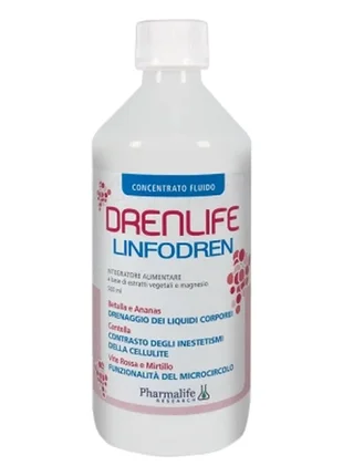 Харчова добавка для покращення мікроциркуляції drenlife "лімфодренаж", 500 мл