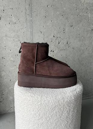 Уггі mini platform burnt cedar premium 6