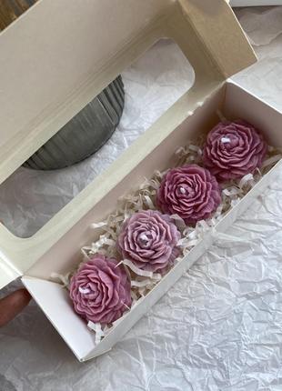 Набір соєвих свічок квітка