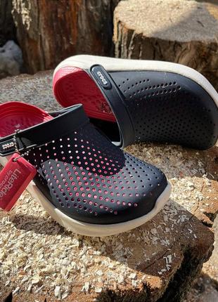 Крокси сабо унісекс literide clog navy/pepper crocs literide clog navy/pepper