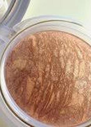 Сияющая пудра - румяна collistar extra light compact powder terra fard extra luce