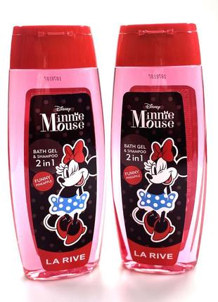 Дитячий гель для душу-шампунь 2 в 1 minnie mouse 250 мл