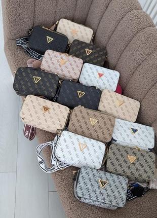 Сумочка guess кросс-боді міні лого