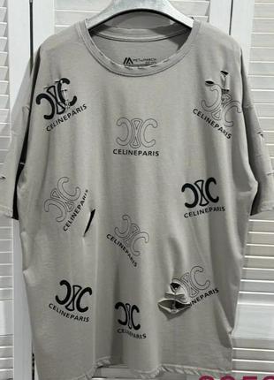 Oversize футболка celine