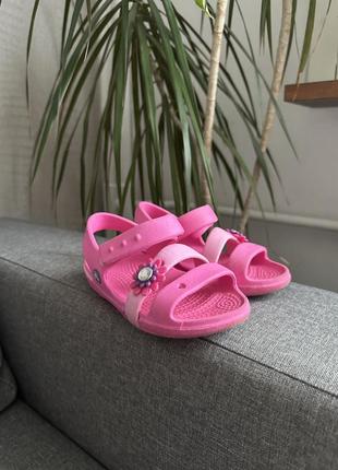 Кроксы босоножки crocs с9