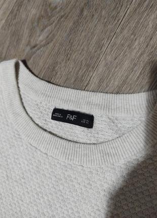 Мужской лёгкий свитер / f&f / кофта  / мужская одежда / свитшот /2 фото