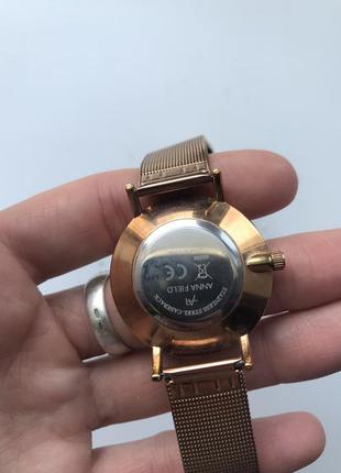 Часы anna field - розовое золото оригинал