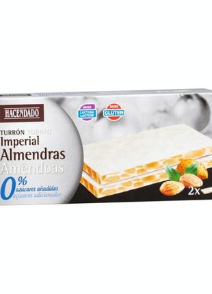 Имперский туррон с нугой и миндалем без сахара, 200г