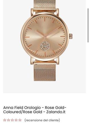 Часы anna field - розовое золото оригинал
