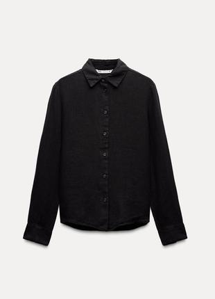 Лляна сорочка zara