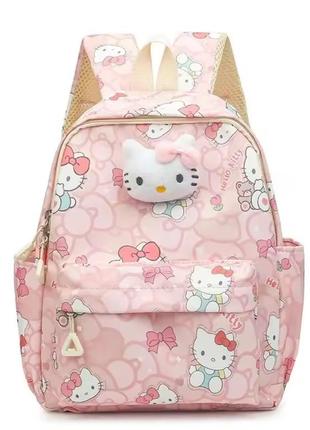 Дитячий рюкзак hello kitty, рожевий рюкзак для дівчинки, хеллоу кітті