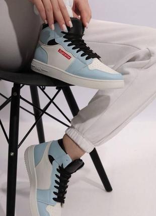 Хайтопы кроссовки supreme 36-41