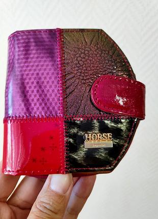 Кожаный женский кошелек horse imperial