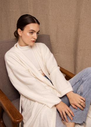 Кардиган молочного кольору 3