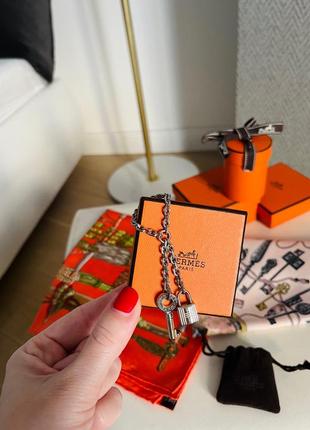 Нове hermes оригінал кольцо для платка підвіска