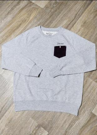 Мужской серый свитшот / firetrap / кофта / свитер / мужская одежда /