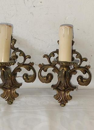 Бра настенные производства германия цена 2500 за пару или поштучно 1300 за одну штуку