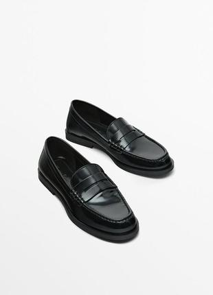 Туфли лоферы massimo dutti